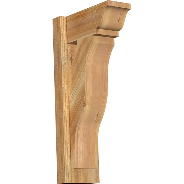 Ekena Millwork Funston Traditional Rough Sawn Outlooker, Western Red Cedar, 6"W x 12"D x 24"H OUT06X12X24FST01RWR - main